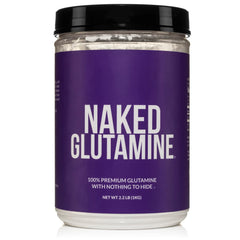 Pure L-Glutamine powder bottle, USA-made, 1000g