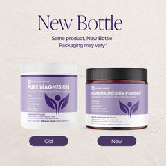 Lifestyle shot of vegan, non-GMO, USA-made magnesium supplement bottle