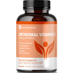 Pure Micronutrients Liposomal Vitamin C bottle and 90 capsules