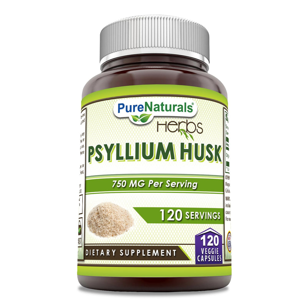Pure Naturals Psyllium Husk Supplement bottle front view