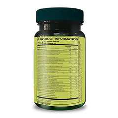 Dietary supplement facts chart for Pure Nutrition Men's Multivitamin