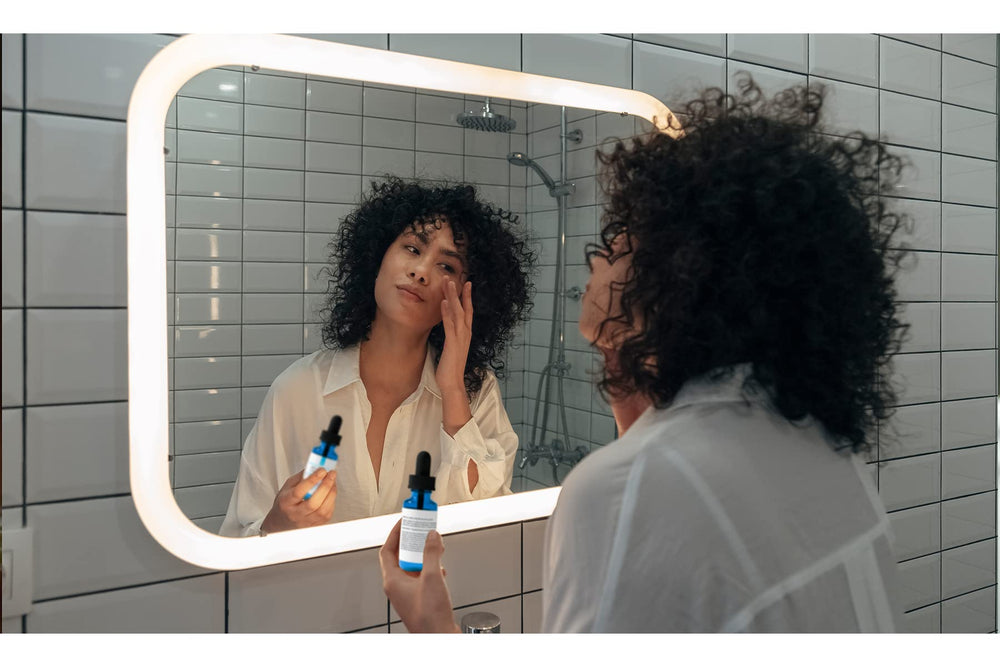 Pure Original Ingredients on a clean counter illustrating simple, effective skin care routine.
