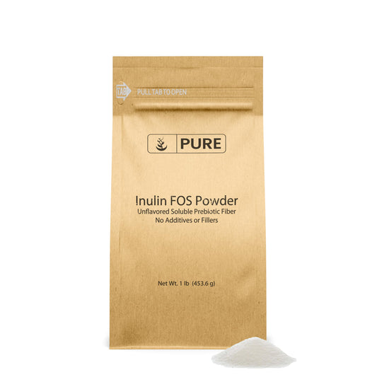Pure Inulin FOS Powder 1 lb - single ingredient