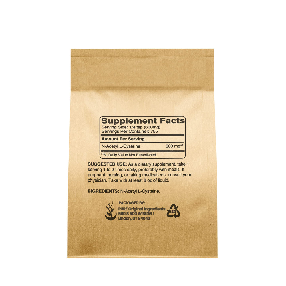 Pure Original Ingredients NAC powder with no fillers