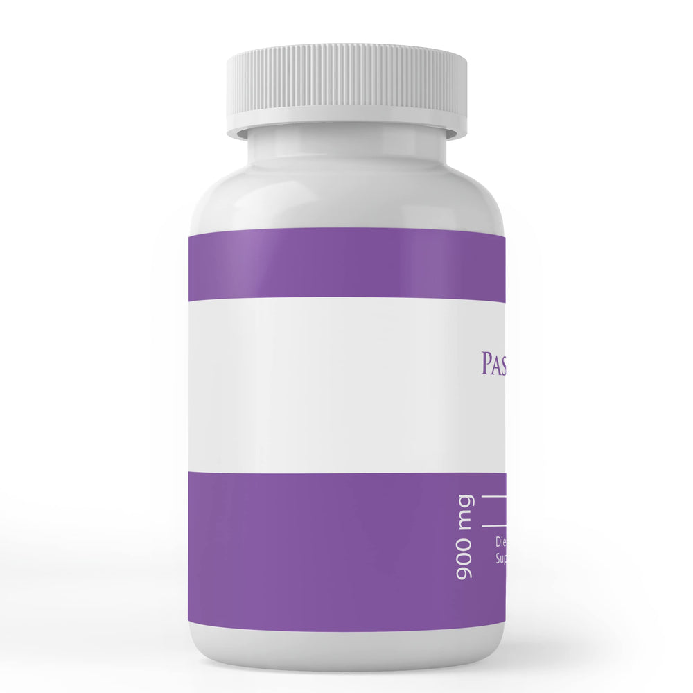 Close-up of Passion Flower Extract capsules