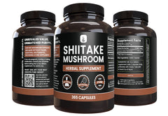 Utah, USA packaging of Pure Original Ingredients Shiitake Mushroom Capsules