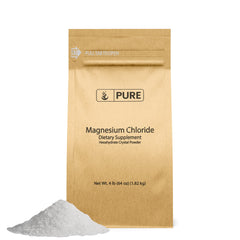 Pure Original Magnesium Chloride Crystal Powder 4lb - front view