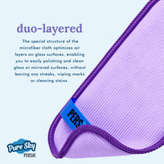 Washable and reusable microfiber cloth
