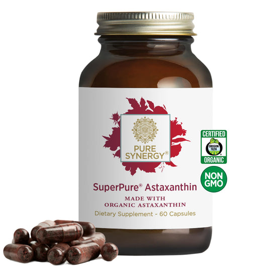 Pure Synergy Astaxanthin extract bottle (60 capsules)