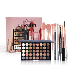 Pure Vie all-in-one holiday makeup case with portable storage for on-the-go touch-ups.