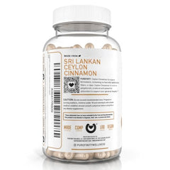Ceylon Cinnamon capsules ingredients panel