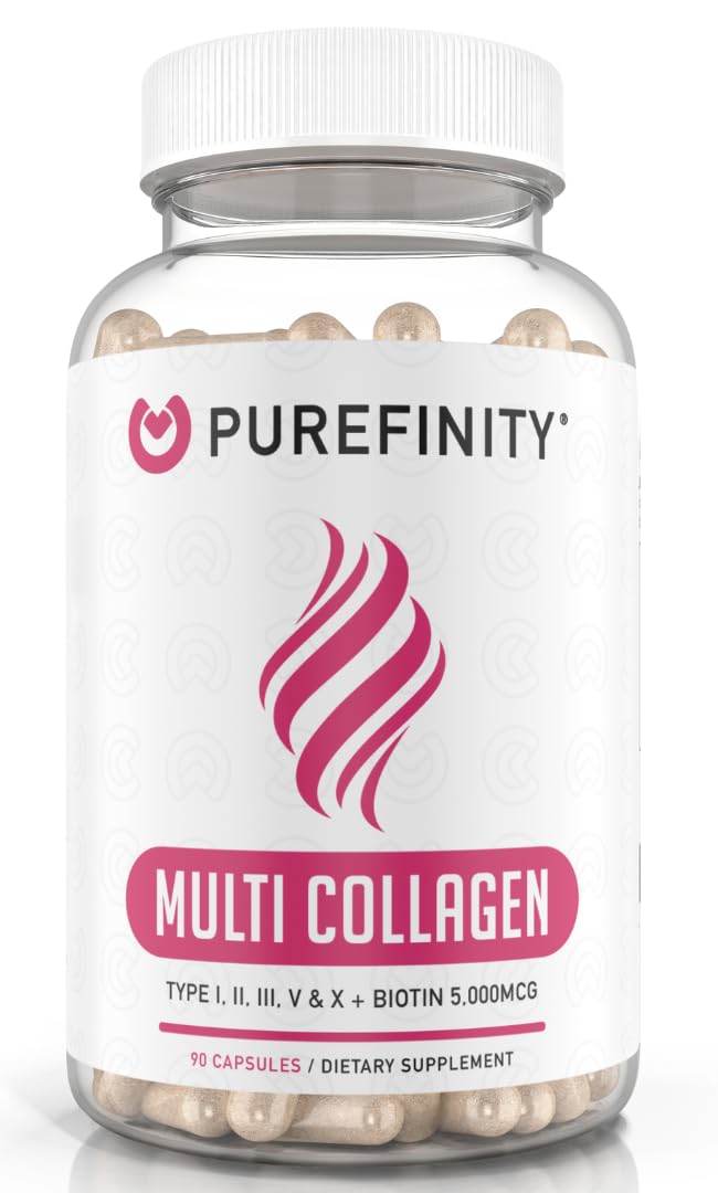 Front view of PUREFINITY Collagen Peptides for Women bottle