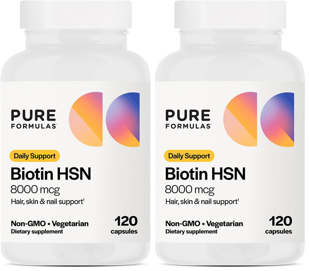 PureFormulas Biotin 8000 mcg bottle with label