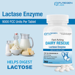Made in the USA, vegetarian-friendly and gluten-free dairy relief