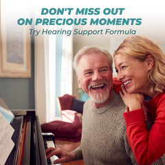 Diagram highlighting improved hearing and sound clarity