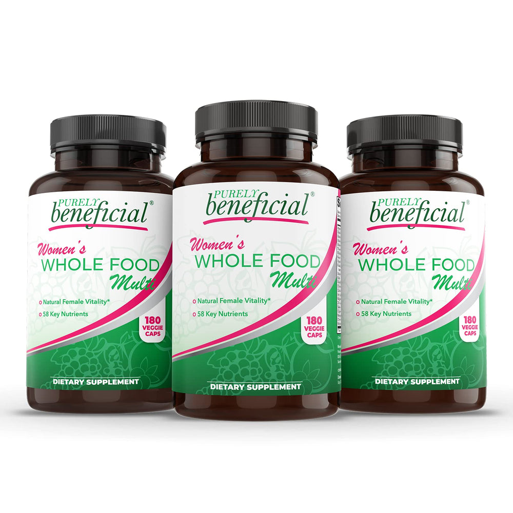 Product label highlighting 58 key nutrients and 60-day supply