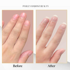 Purely Radiant Nail Growth Oil travel-size bottle ready for on-the-go use