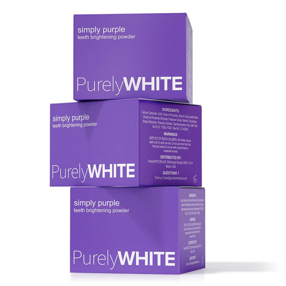 PurelyWHITE DELUXE product box and branding