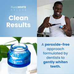 Toothpaste enhanced by dipping into PAP+ Powder for whitening