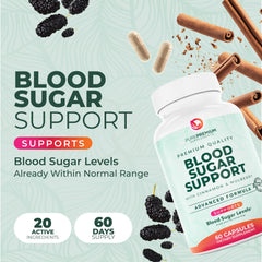 Close-up of PurePremium blood sugar capsules
