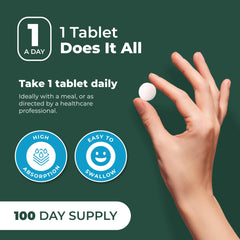 Zinc 50mg with natural ingredients highlight