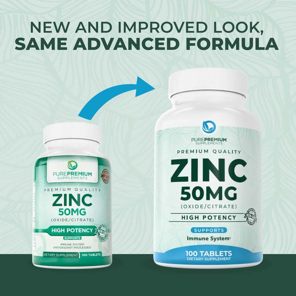 Usage and dosage illustration for Zinc 50mg