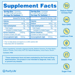 Illustration of immune support and gut health benefits