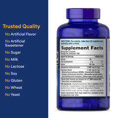 Two-pack Puritan's Pride glucosamine bottle with caplets
