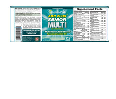 Discontinued by manufacturer notice for Puritan's Pride ABC Plus Senior Multivitamin