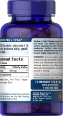 Close-up of Puritan's Pride Alpha Lipoic Acid 600 Mg capsules