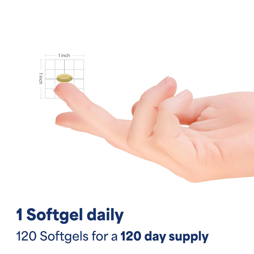 Puritan's Pride CoQ10 packaging display communicates value and wellness support.