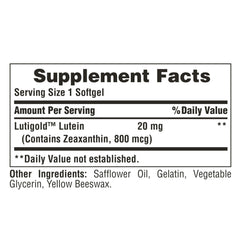 Two Puritan's Pride Lutigold Lutein bottles shown as a 2-pack