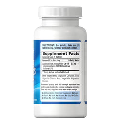 Close-up of Puritan's Pride Probiotic Acidophilus Tablets