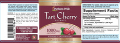 Tart Cherry Extract capsules 1000 mg - 120-count bottle