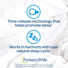 Packaging of Puritan's Pride Tri-Layered Sleep Tablets