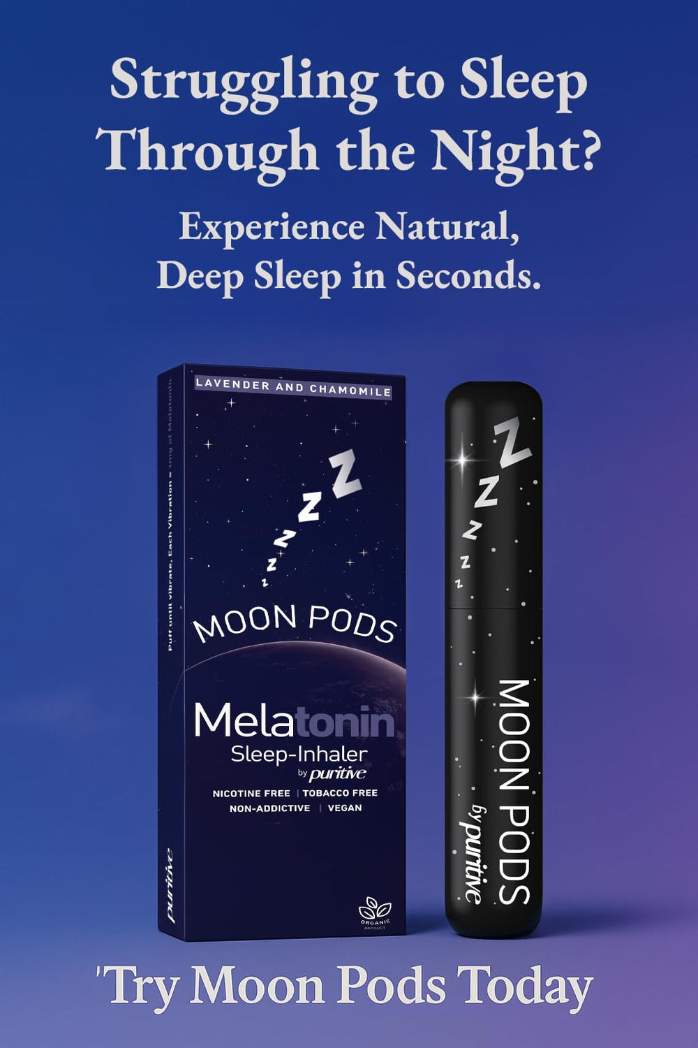 Puritive Melatonin Diffuser packaging