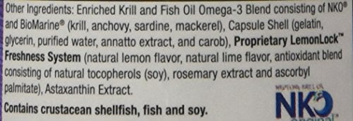 Alternate side view of Purity Krill Omega 50 bottle