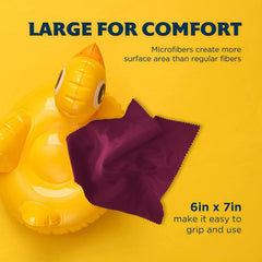 Serrated edge detail of Purity microfiber cloth