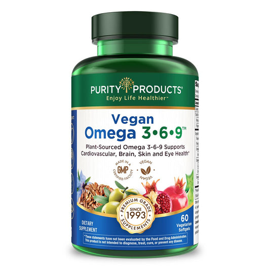 Purity Omega 3-6-9 vegan bottle