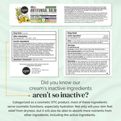 Puriya antifungal cream jar application closeup underscores barrier-friendly hydration.