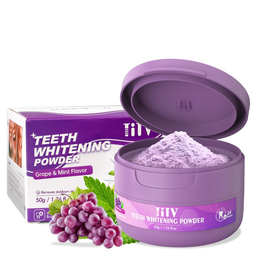 Purple Teeth Whitening Powder packaging