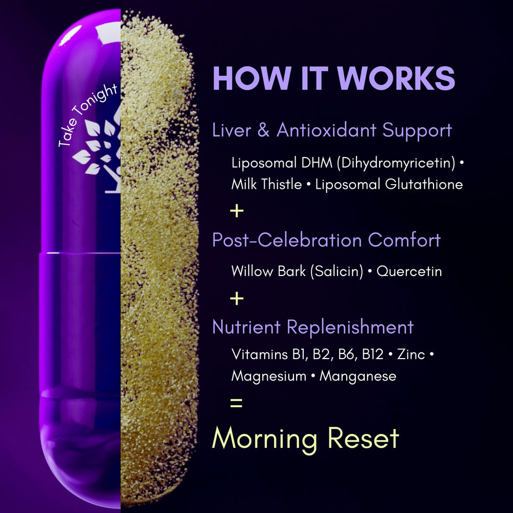 Purple Tree Liposomal Glutathione capsule close-up for full-body support