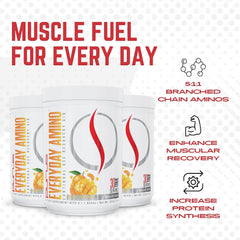 Everyday Amino BCAA Powder dissolving in water for hydration