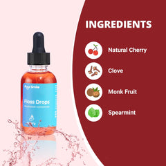Water flosser applying the serum in mouth