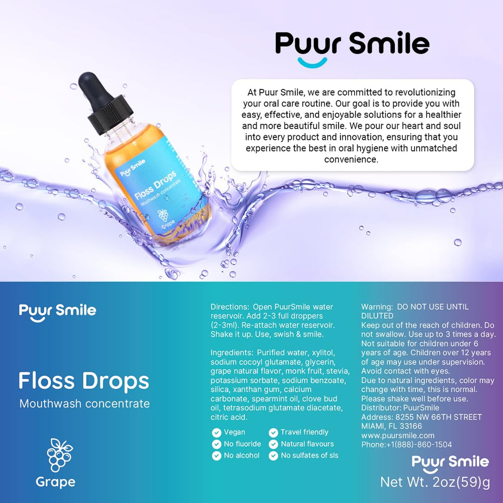 Puur Smile packaging with box and usage card