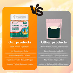 Vitamin C and pineapple powder ingredients board