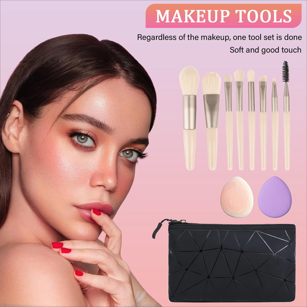 PWYSHXDF PU leather cosmetic bag keeps essentials organized on travel.