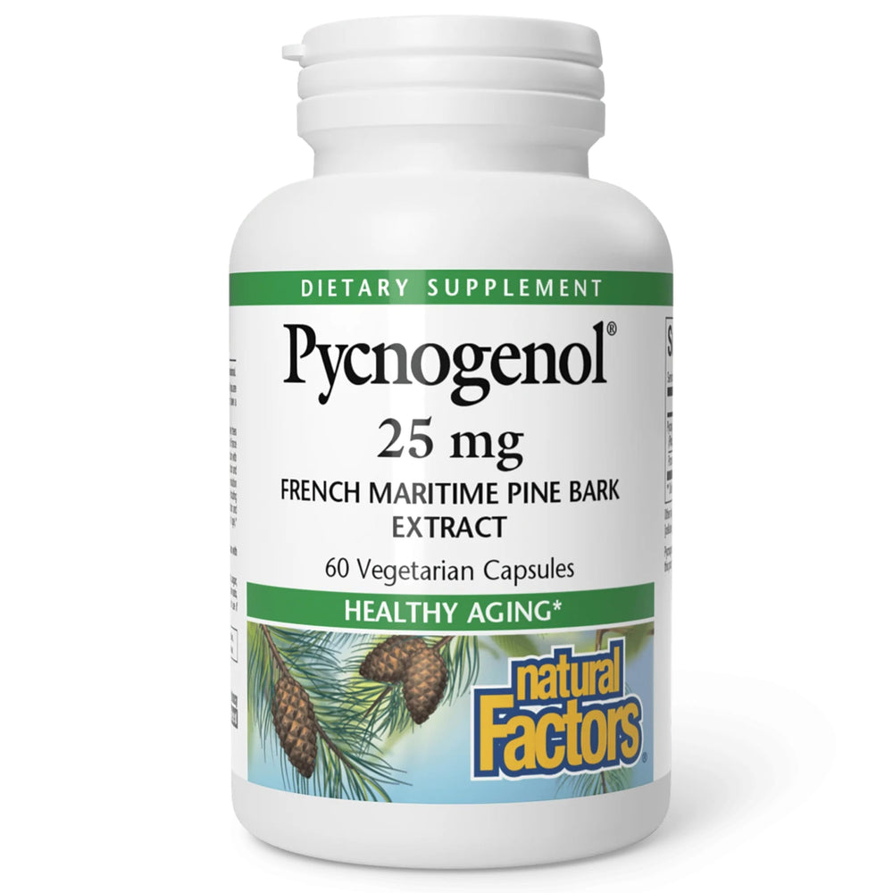 Natural Factors Pycnogenol 25 mg bottle