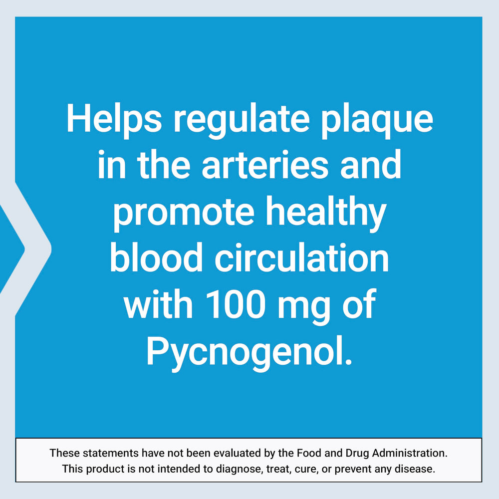 Pycnogenol pine bark extract used in Arterial Protect