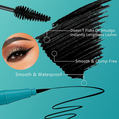 Qawnfy eyeliner on the lid illustrating precise line along lashes.